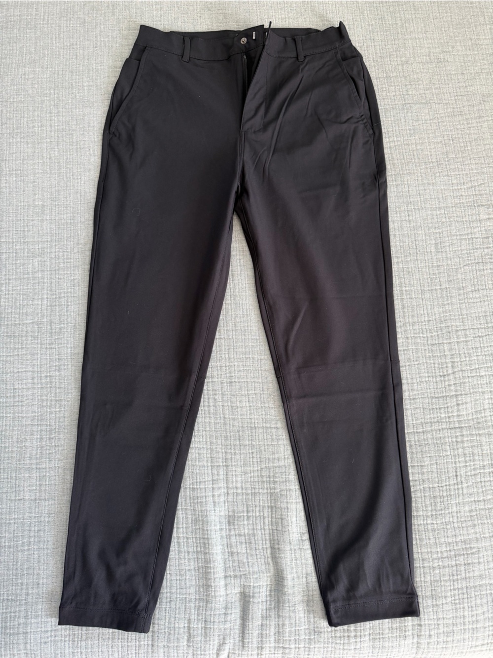 Cuts Clothing Black Slim Tapered Chinos
